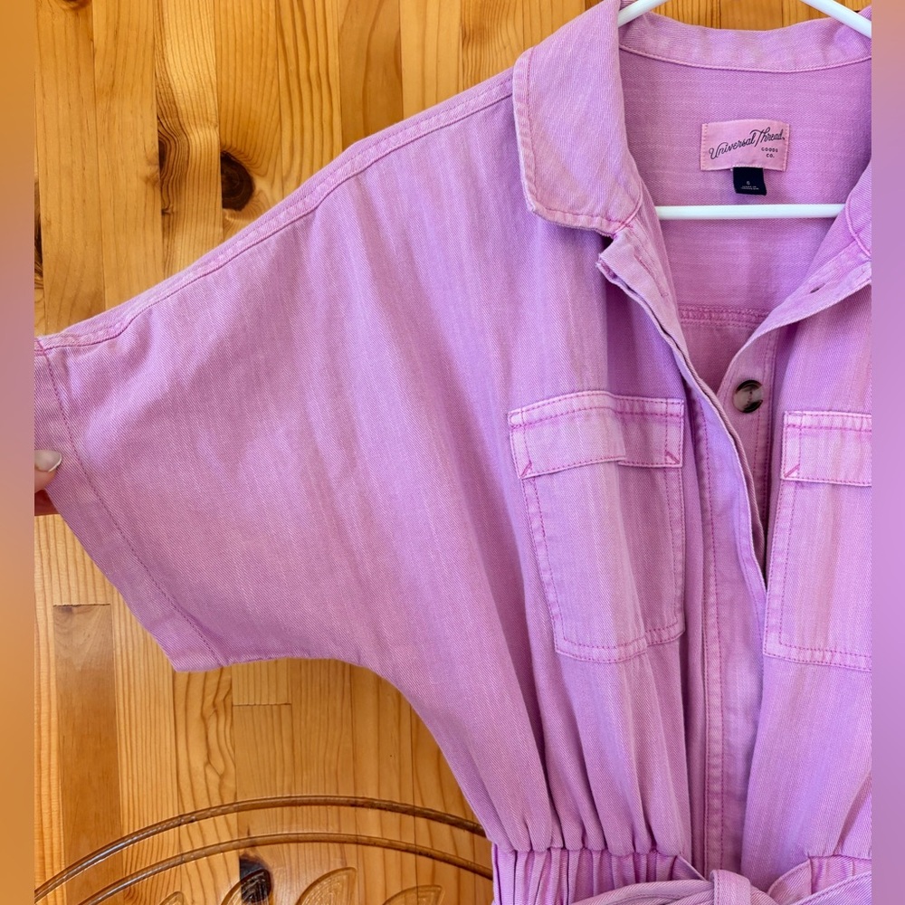 Universal Thread Lavender Utility Jumpsuit - image 2